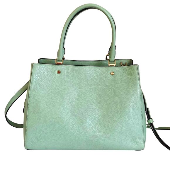 Kate Spade New York Leather Satchel Crossbody Mint Green Good Condition - Picture 3 of 11